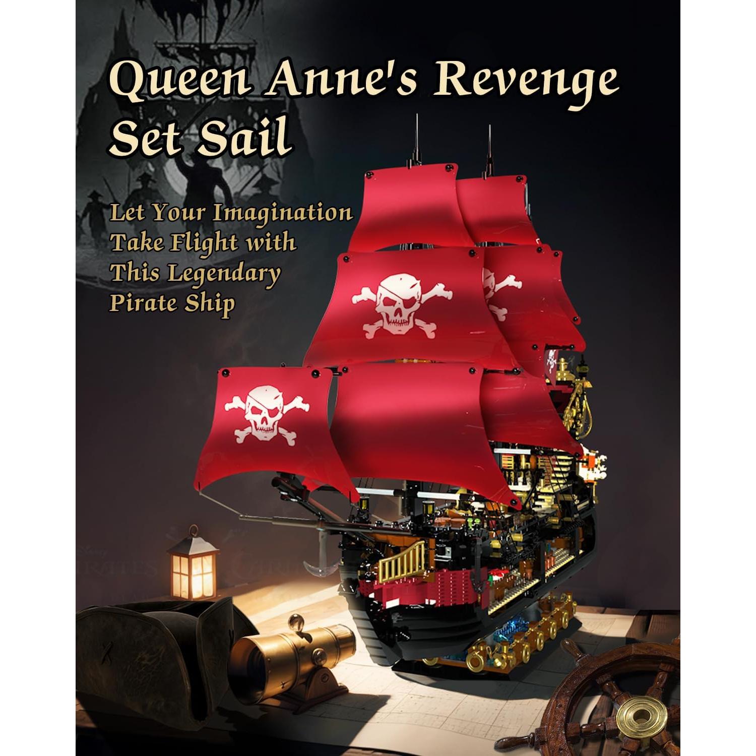 Kit de Construcción Barco Pirata BrickTribe 3399 PCS