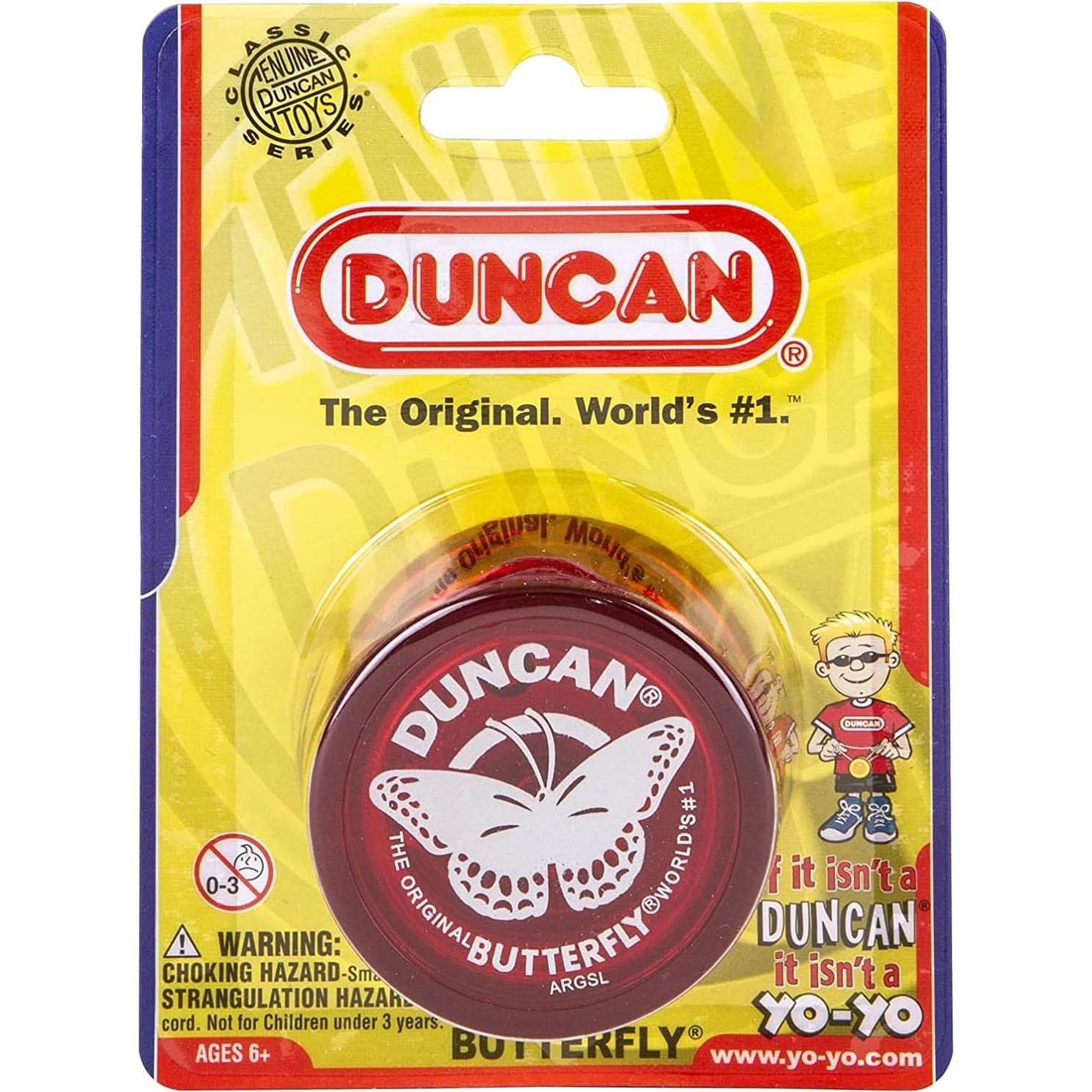Yo-Yo Mariposa Duncan Original Rojo - Juguete Clásico