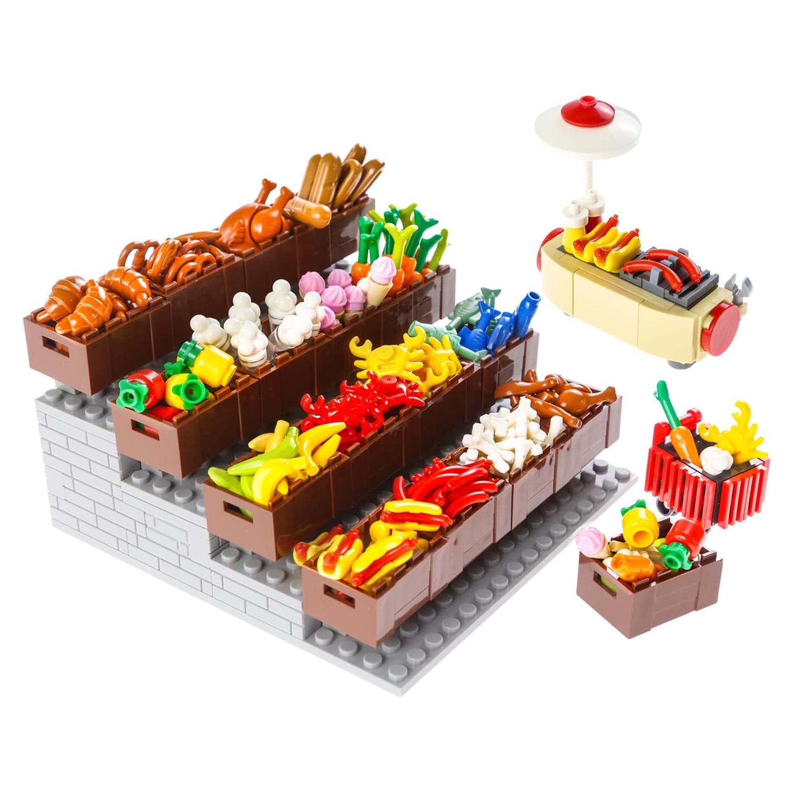 Set de Ladrillos de Supermercado BloxBrix 190 Piezas Juguete