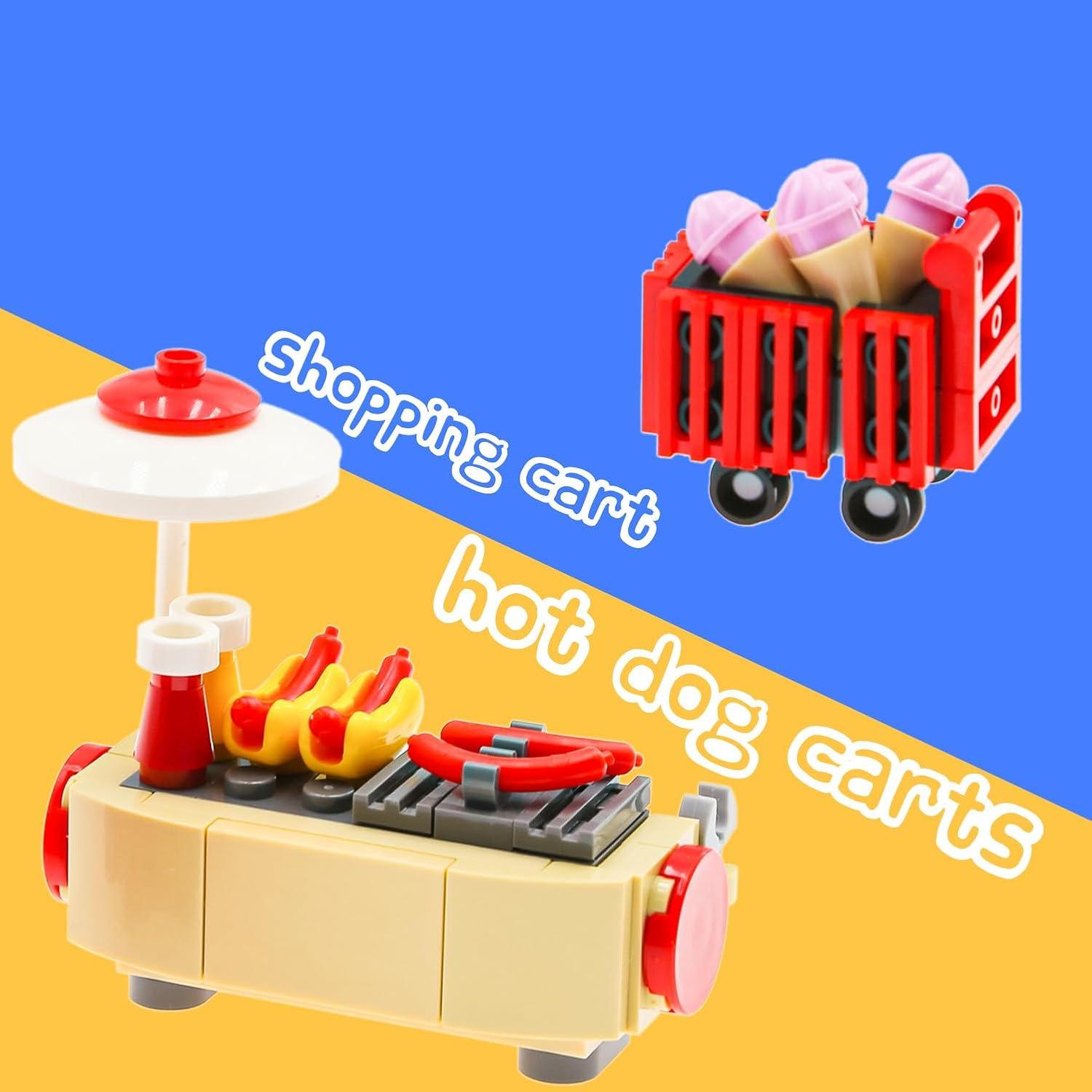 Set de Ladrillos de Supermercado BloxBrix 190 Piezas Juguete