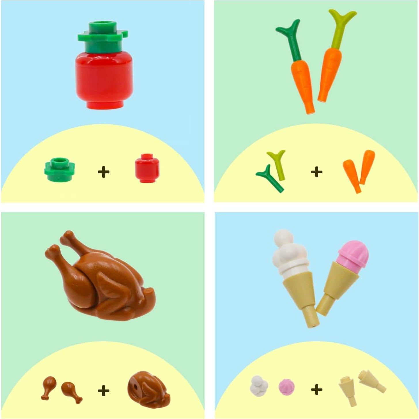 Set de Ladrillos de Supermercado BloxBrix 190 Piezas Juguete