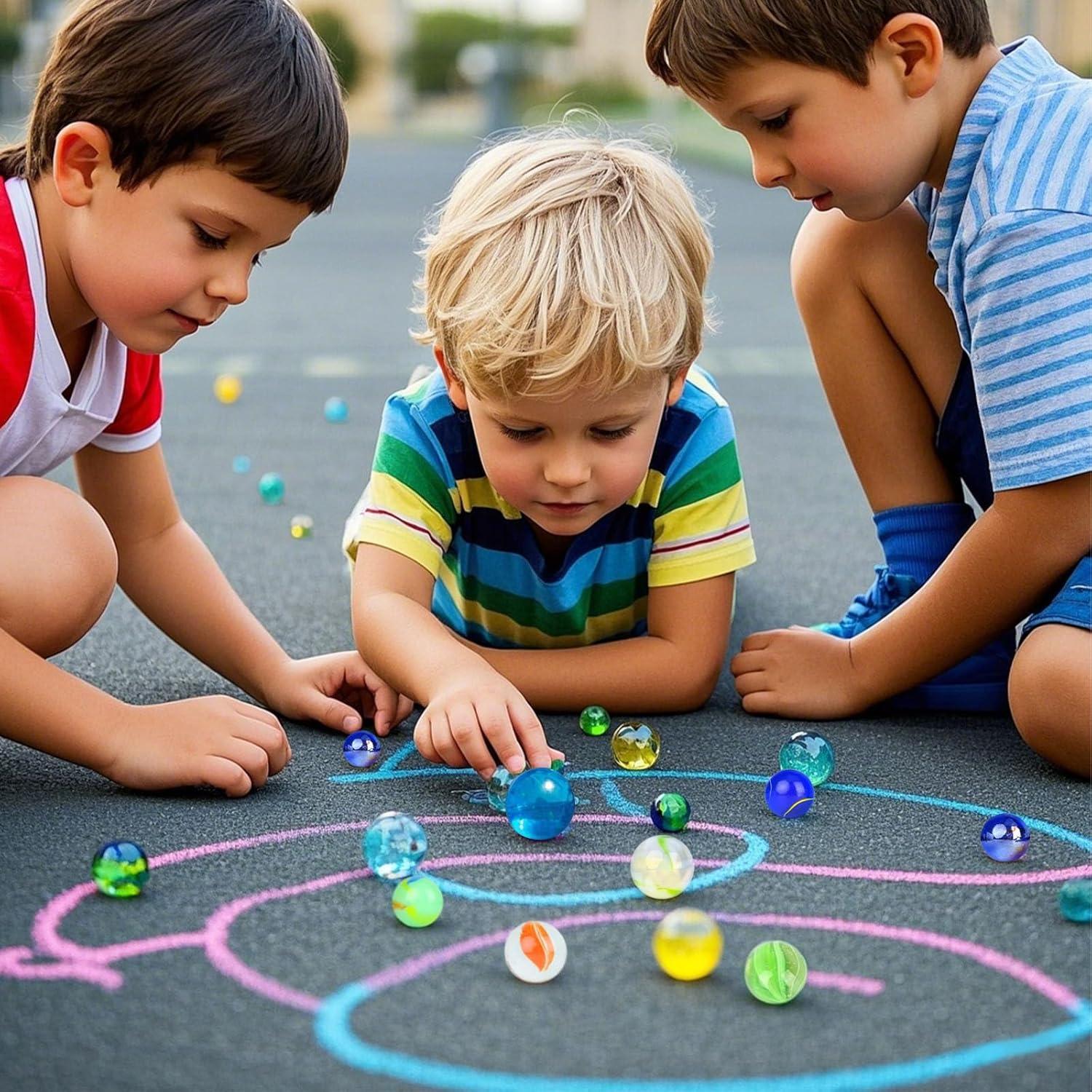 Canicas de Vidrio 66PCS SallyFashion 3 Tamaños Diversos