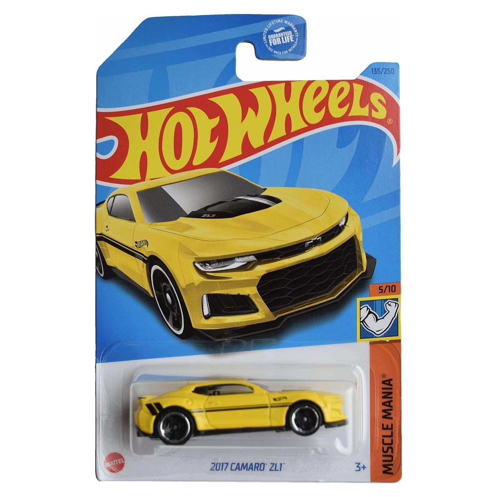 Hot Wheels Camaro ZL1 2017 Escala 1:64 Amarillo