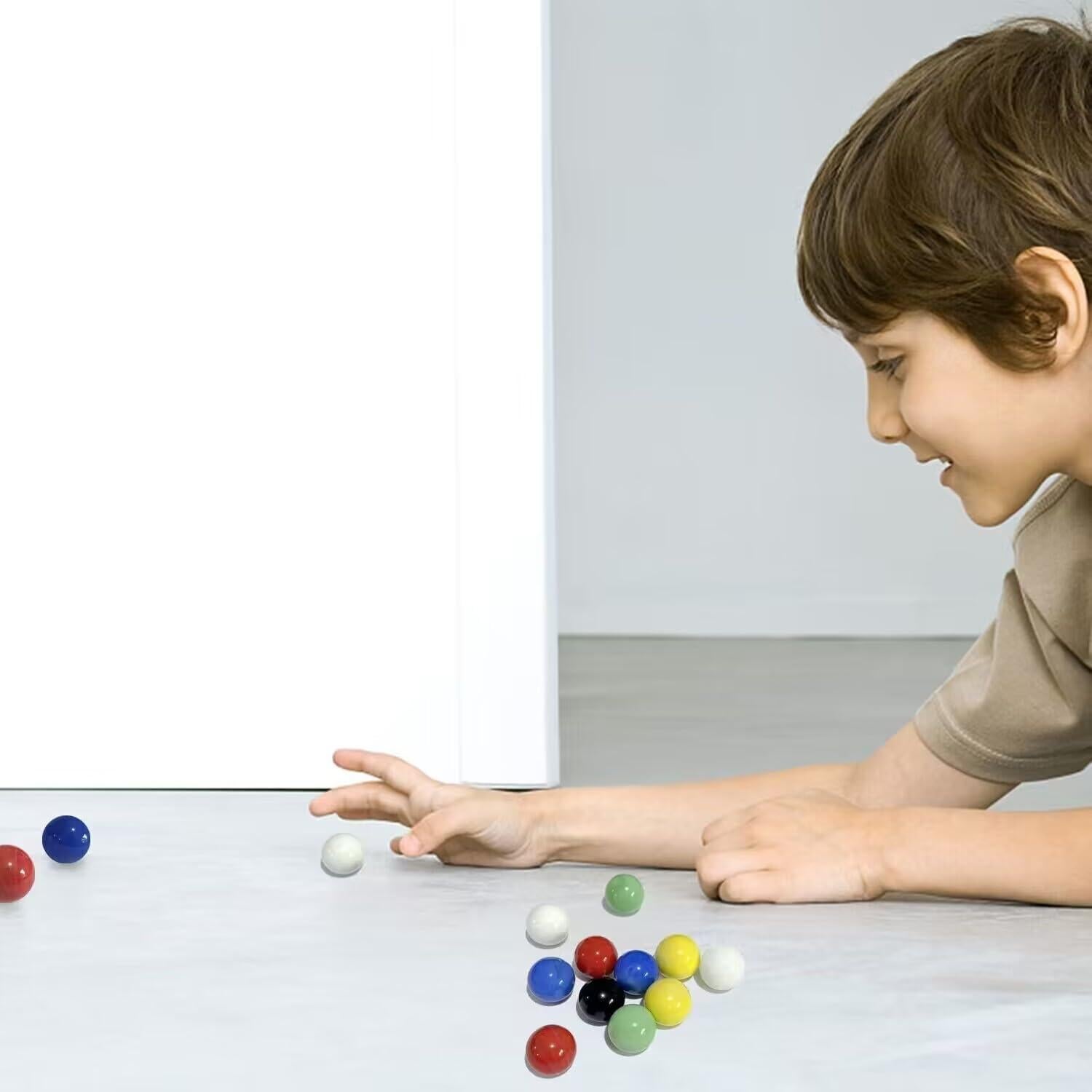 60 Canicas de Vidrio HNXAZG 1.60 cm 6 Colores Diversión