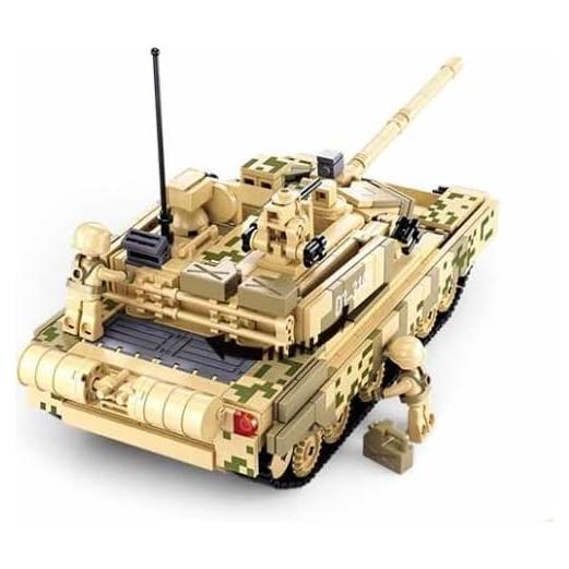 Tanque de Batalla 99A 96B Sluban 893 Piezas 2 Minifiguras