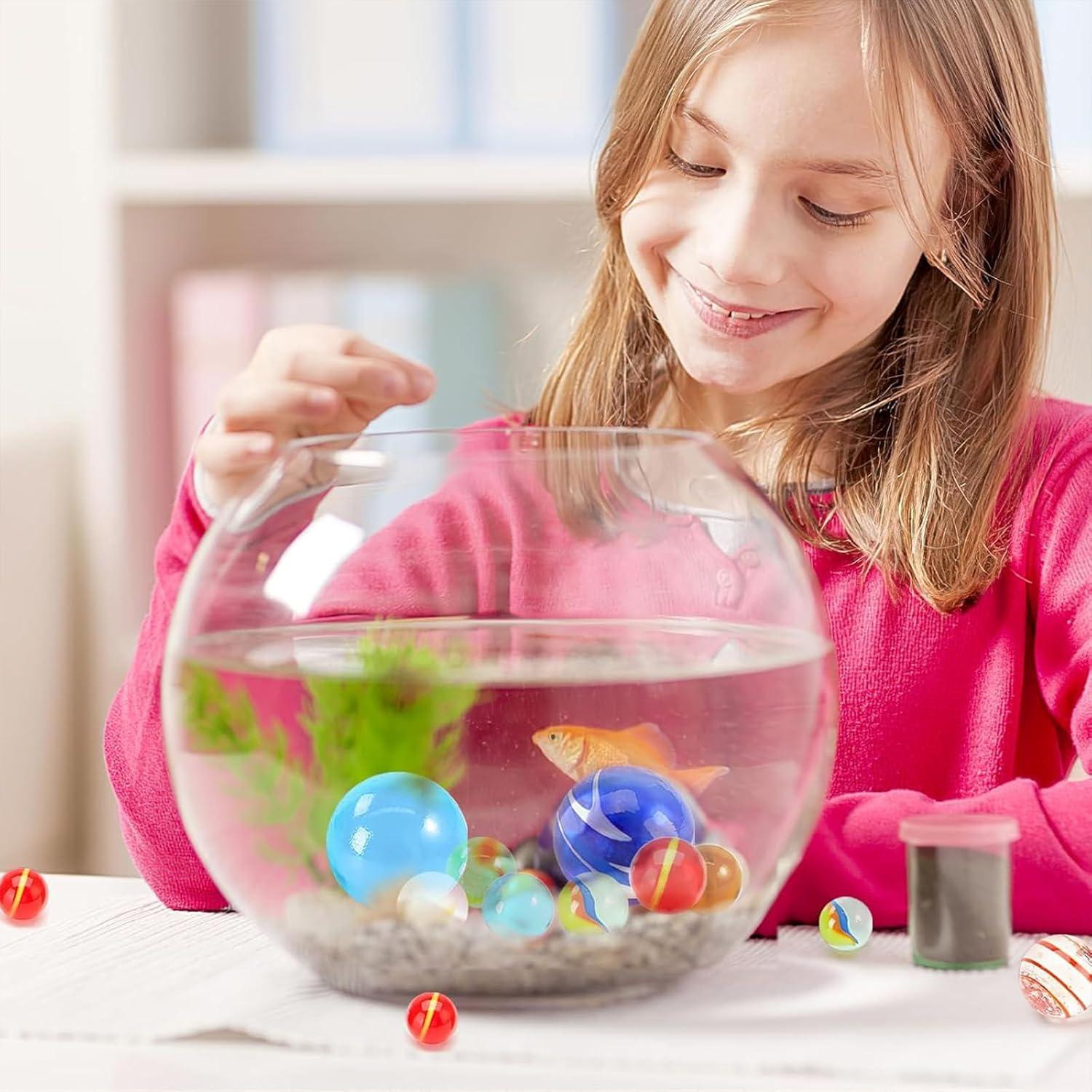 Juego de 85 Canicas de Vidrio AMOR PRESENT Variadas