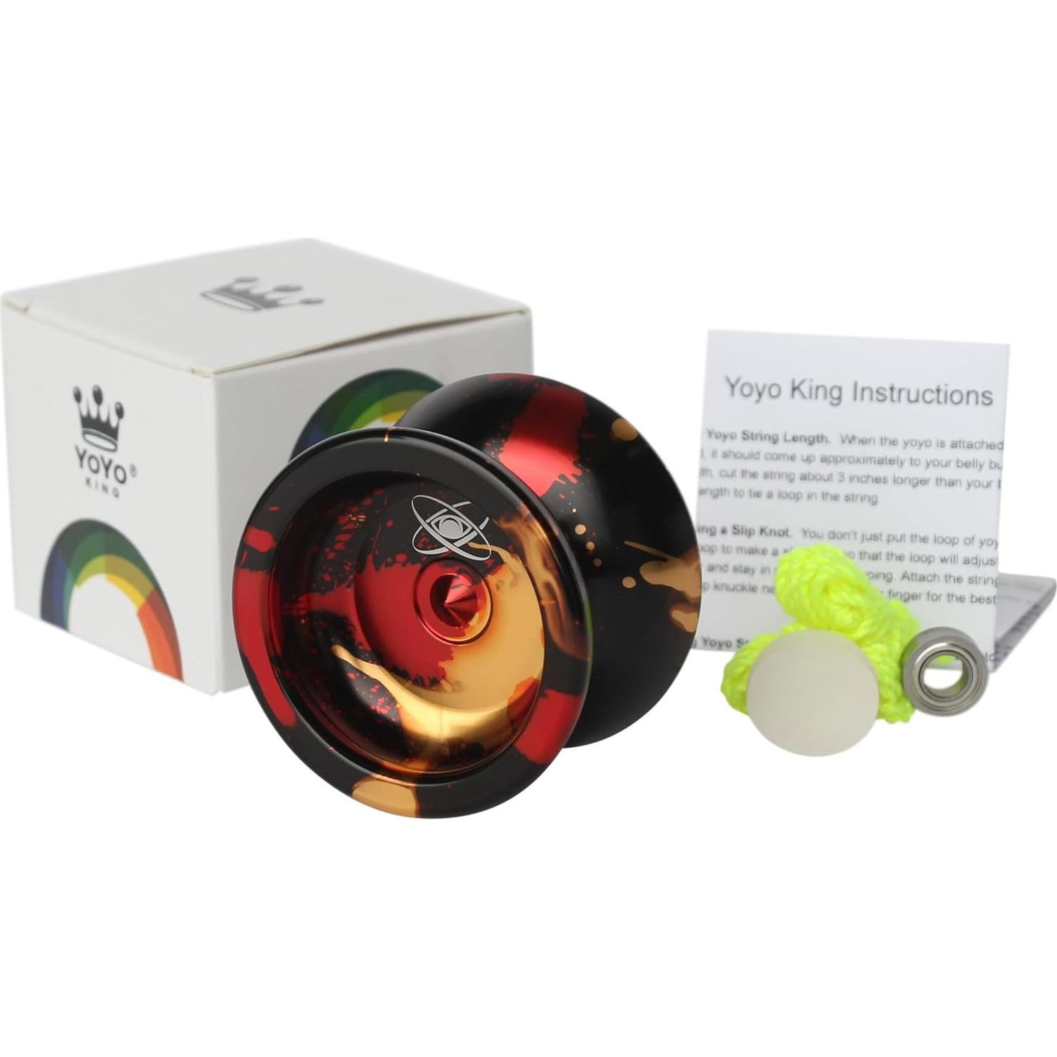 Yoyo Profesional Yoyo King Volcán Metal 65g 55.9mm
