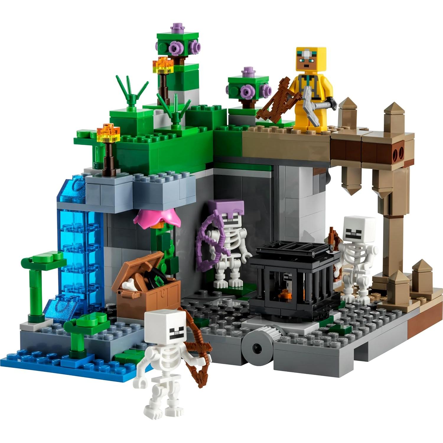 LEGO Minecraft 21189 Mazmorras de Esqueletos Juguete 8+