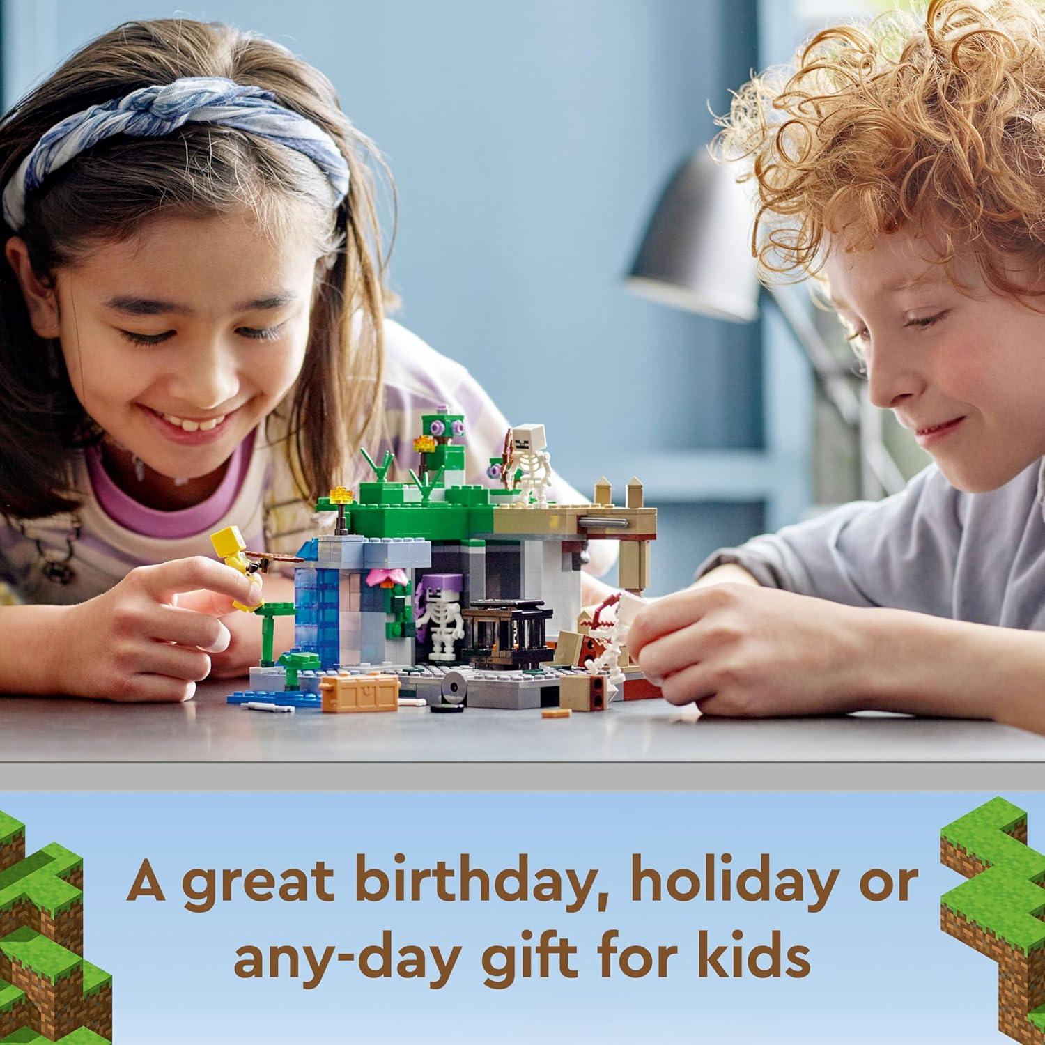 LEGO Minecraft 21189 Mazmorras de Esqueletos Juguete 8+