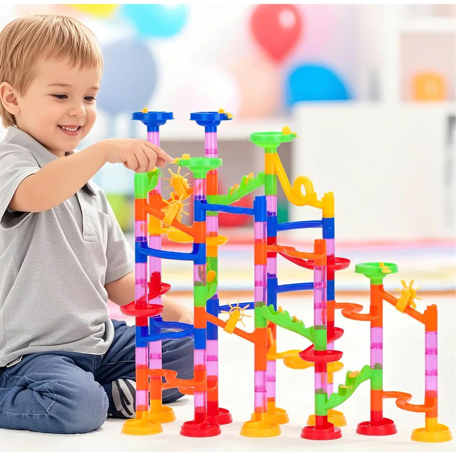 Set de Carrera de Canicas Gifts2U 130 Piezas Educativo