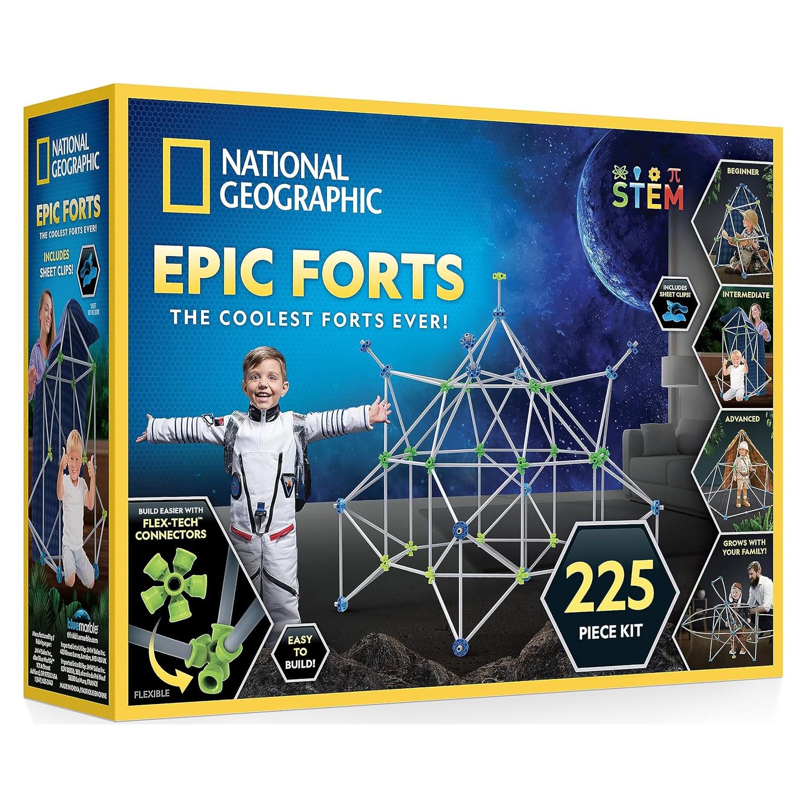 Kit de Construcción de Fortalezas National Geographic - 225 Piezas