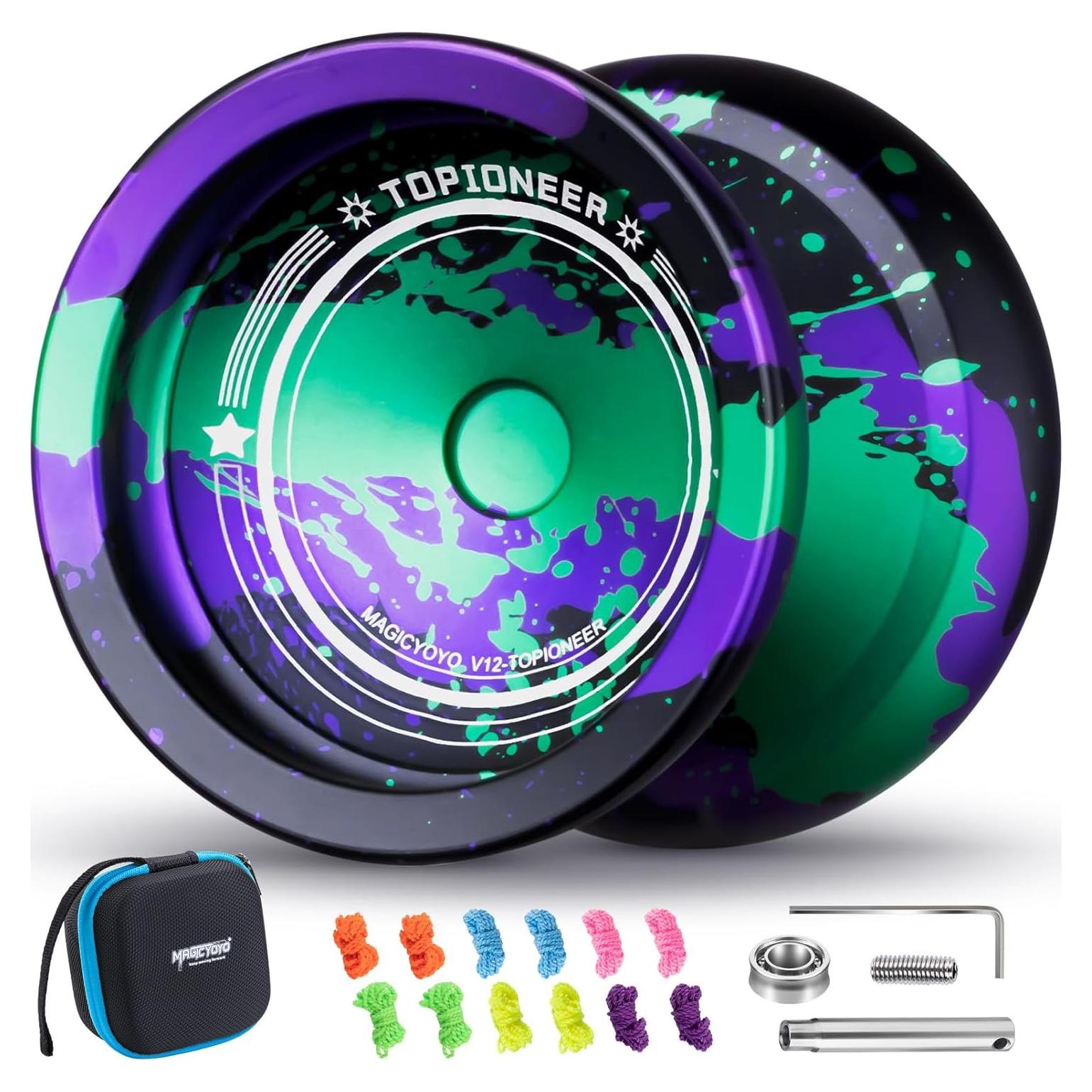 Yoyo Profesional MAGICYOYO V12 - Dedo, 12 Cuerdas, Metal