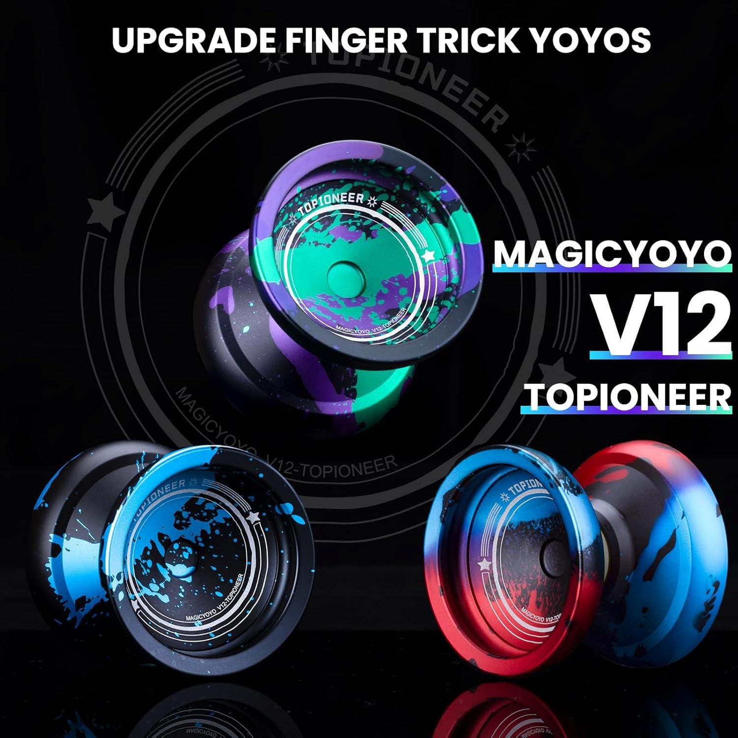 Yoyo Profesional MAGICYOYO V12 - Dedo, 12 Cuerdas, Metal