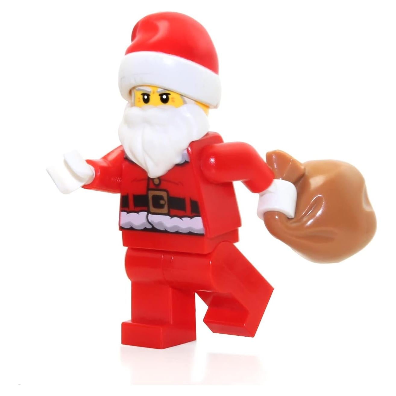 LEGO Minifigura Navideña Santa Claus 2021 con Saco de Juguetes