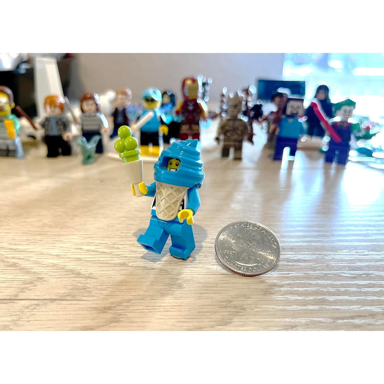LEGO Minifigura Ciudad Vendedor de Helados Azul - Edición Limitada
