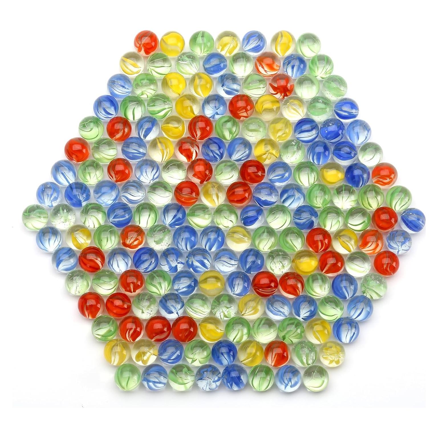 200 Canicas de Vidrio OrangeTag para Resortera 0,70 kg