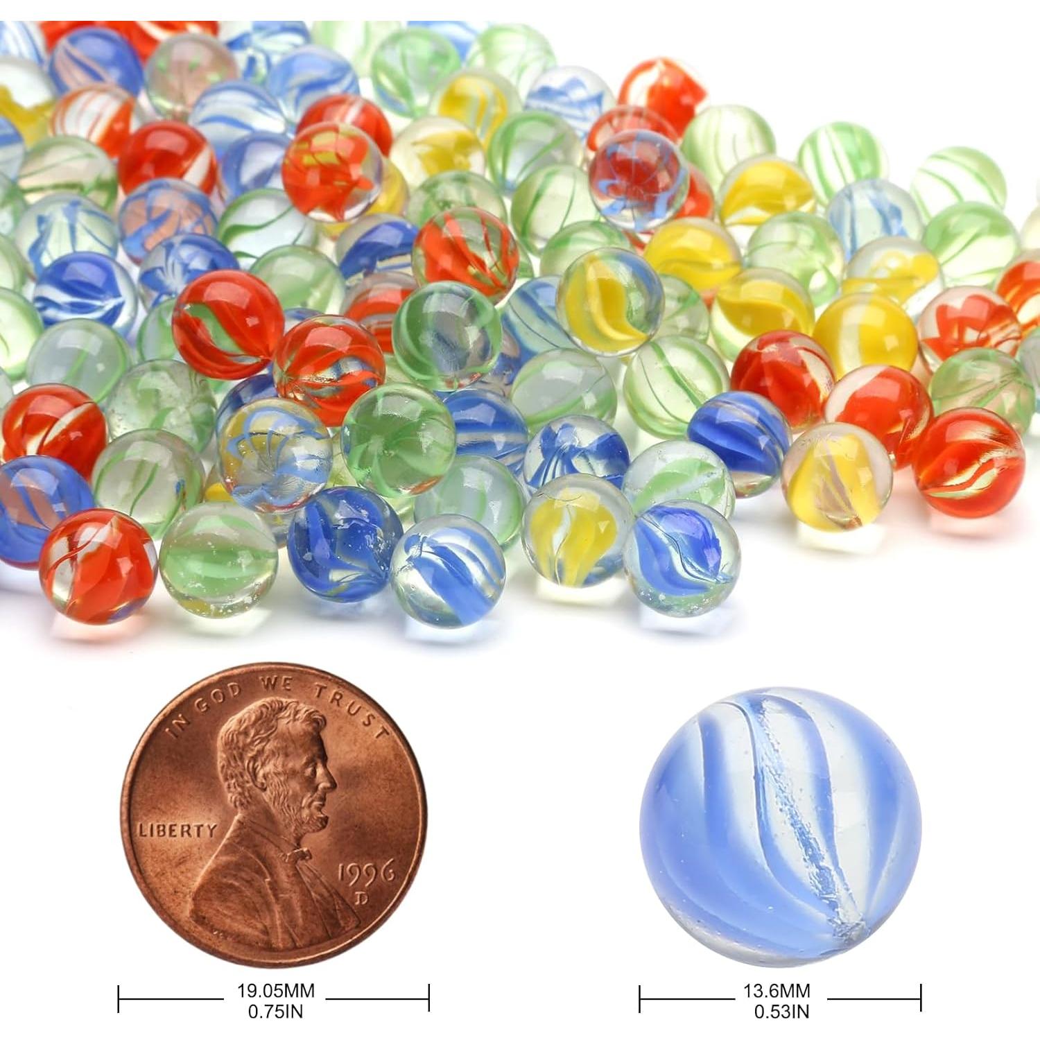 200 Canicas de Vidrio OrangeTag para Resortera 0,70 kg