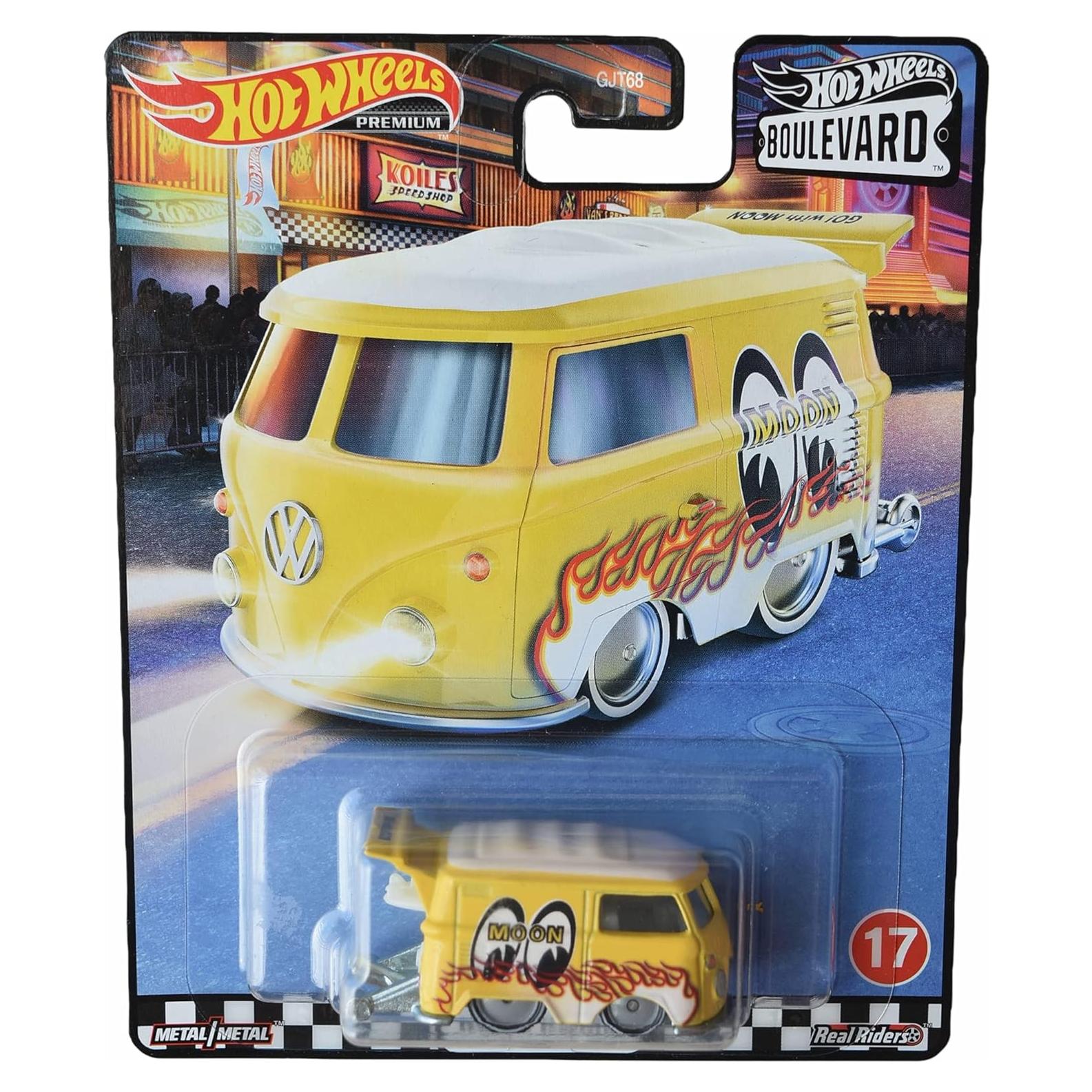Hot Wheels Kool Kombi Amarillo Boulevard #17 - Metal 72.8g