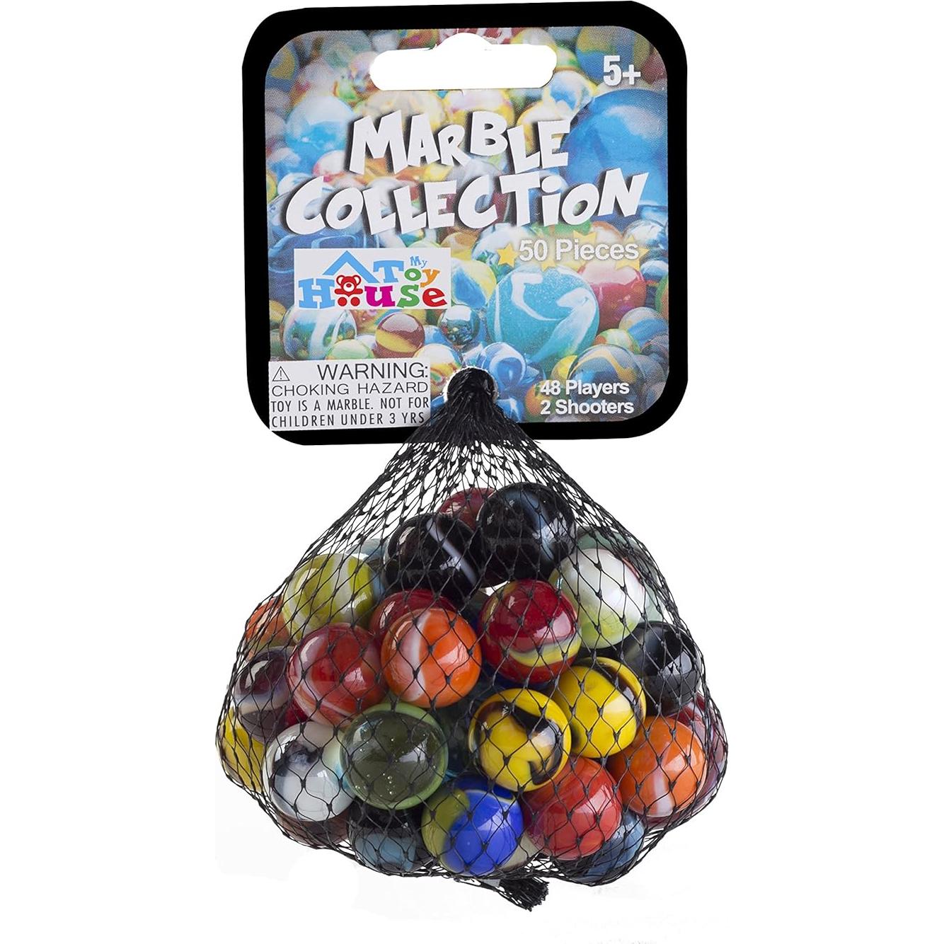 Juego de canicas 50 piezas Ader Products - Vidrio colorido