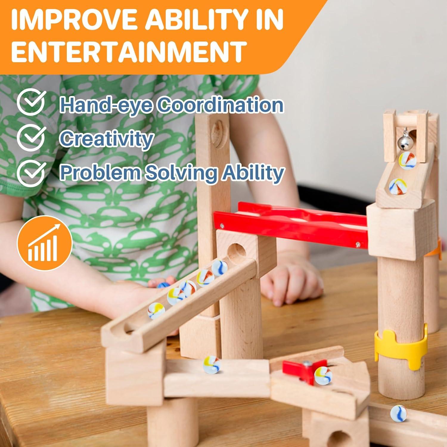 78 Canicas de Vidrio WRM-WhiteMarble 16mm para Juegos