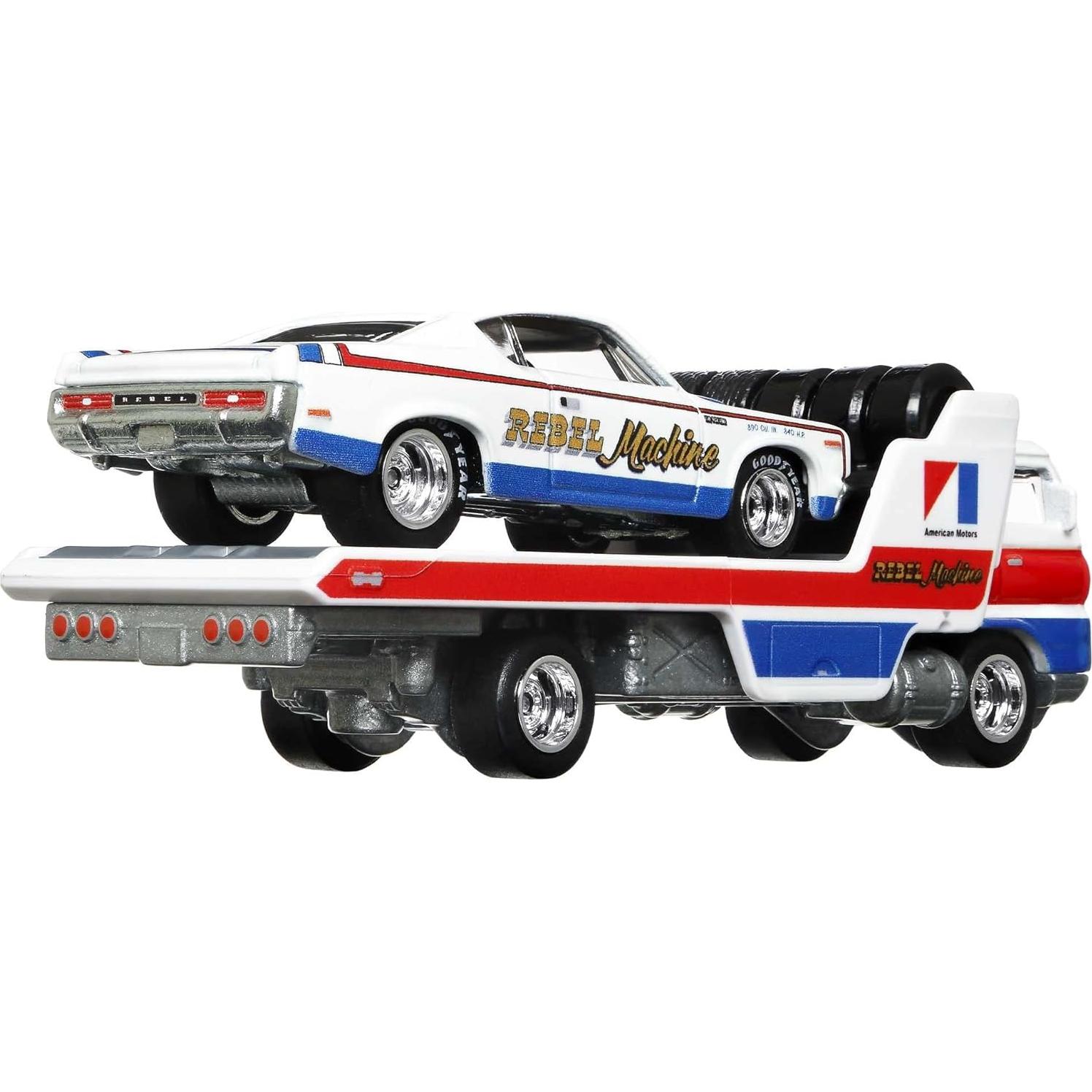 Hot Wheels Team Transport 1:64 Mattel '70 AMC Rebel Machine