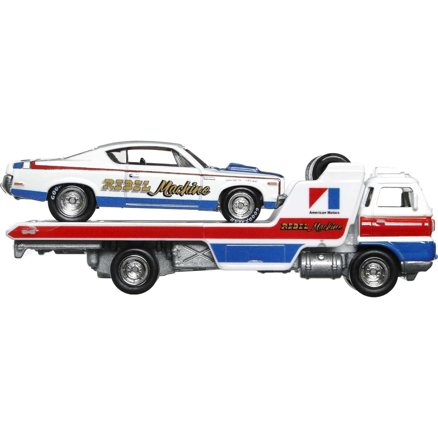Hot Wheels Team Transport 1:64 Mattel '70 AMC Rebel Machine