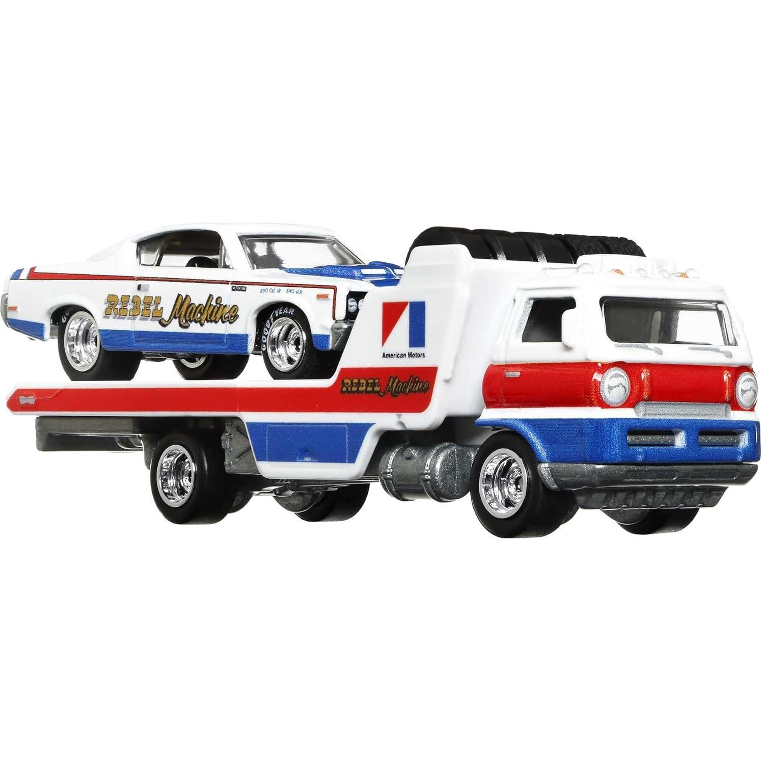 Hot Wheels Team Transport 1:64 Mattel '70 AMC Rebel Machine
