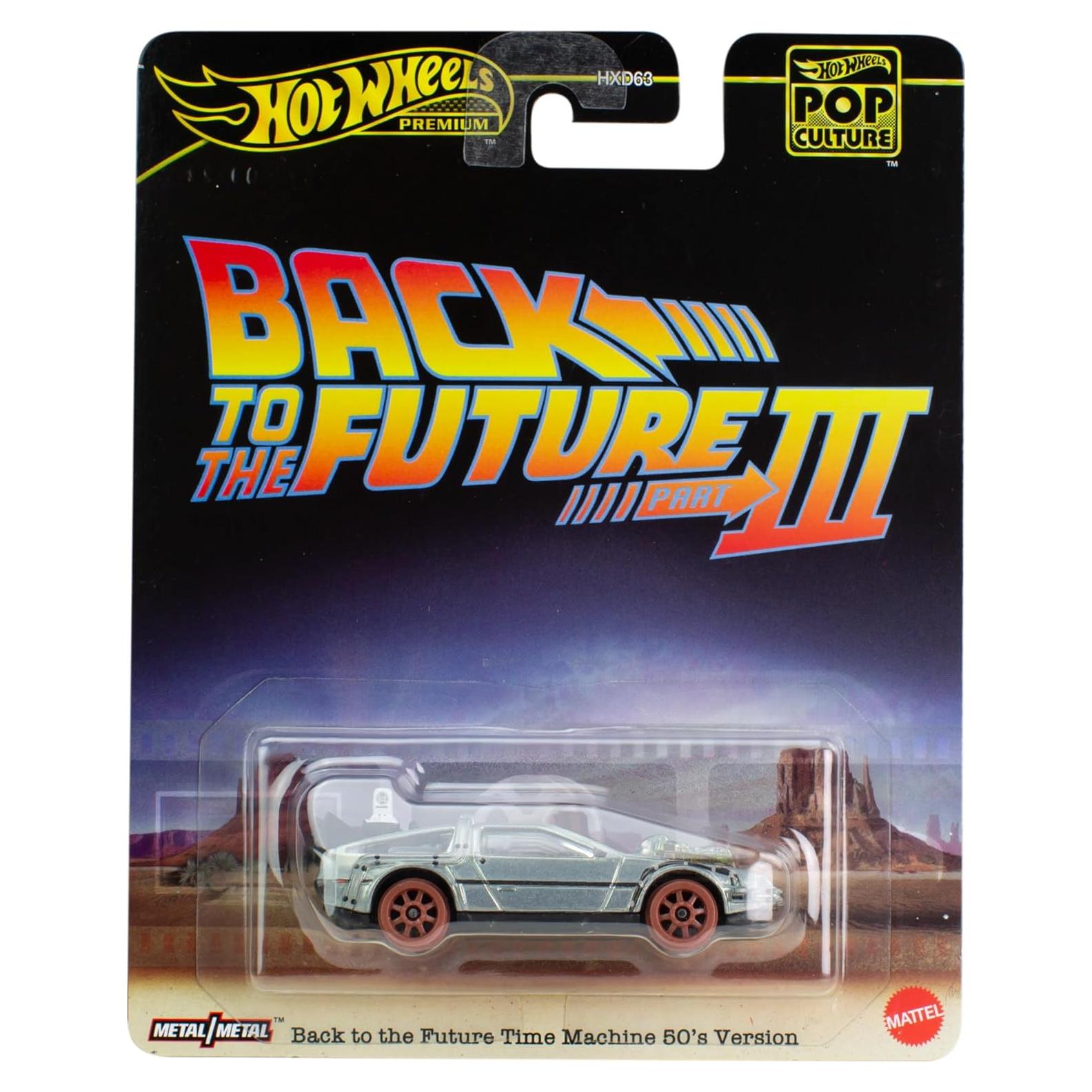 Hot Wheels DeLorean 1955 Die Cast 1:64 Escala 7 cm