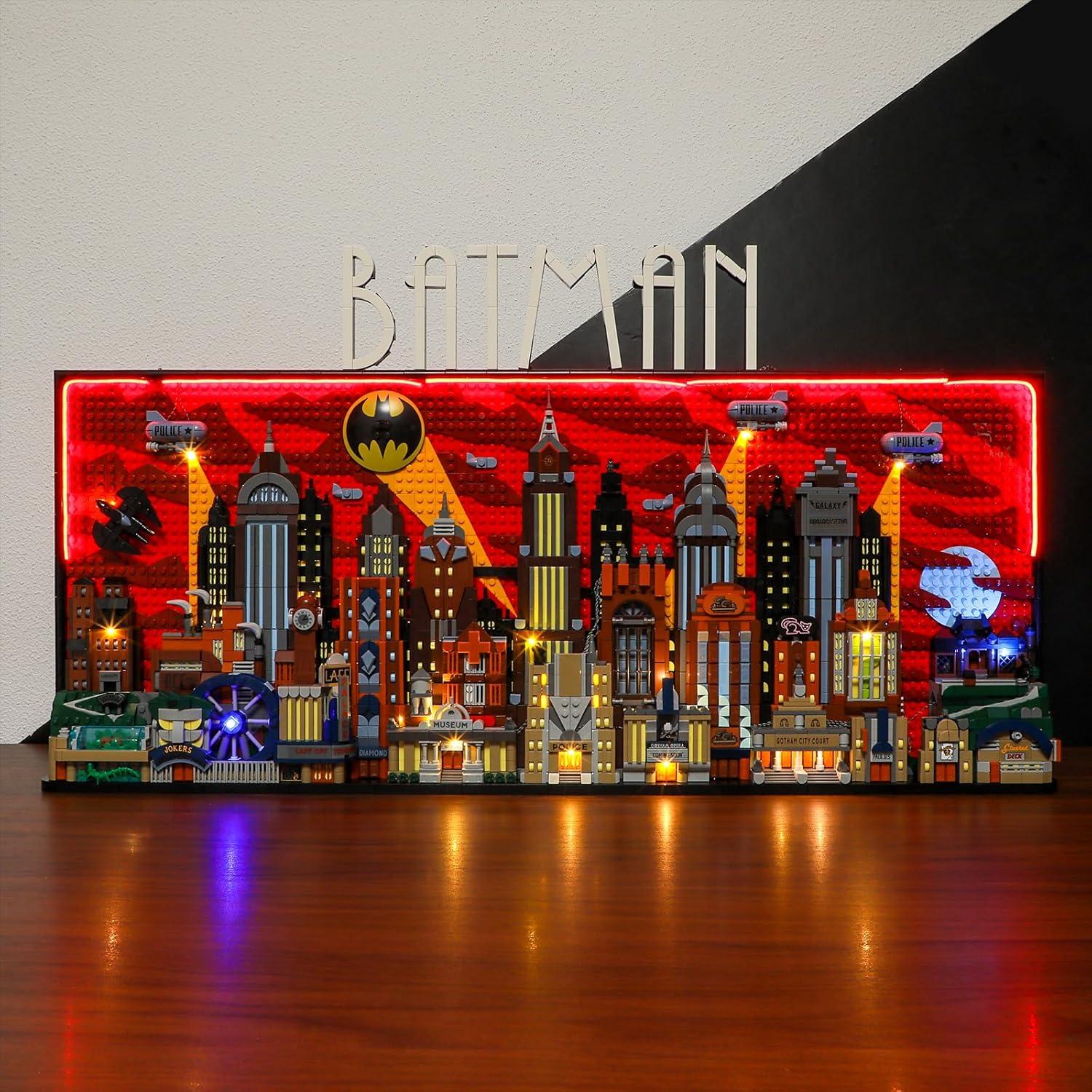 Kit de Luz LED BRIKSMAX para Lego 76271 Ciudad Gótica