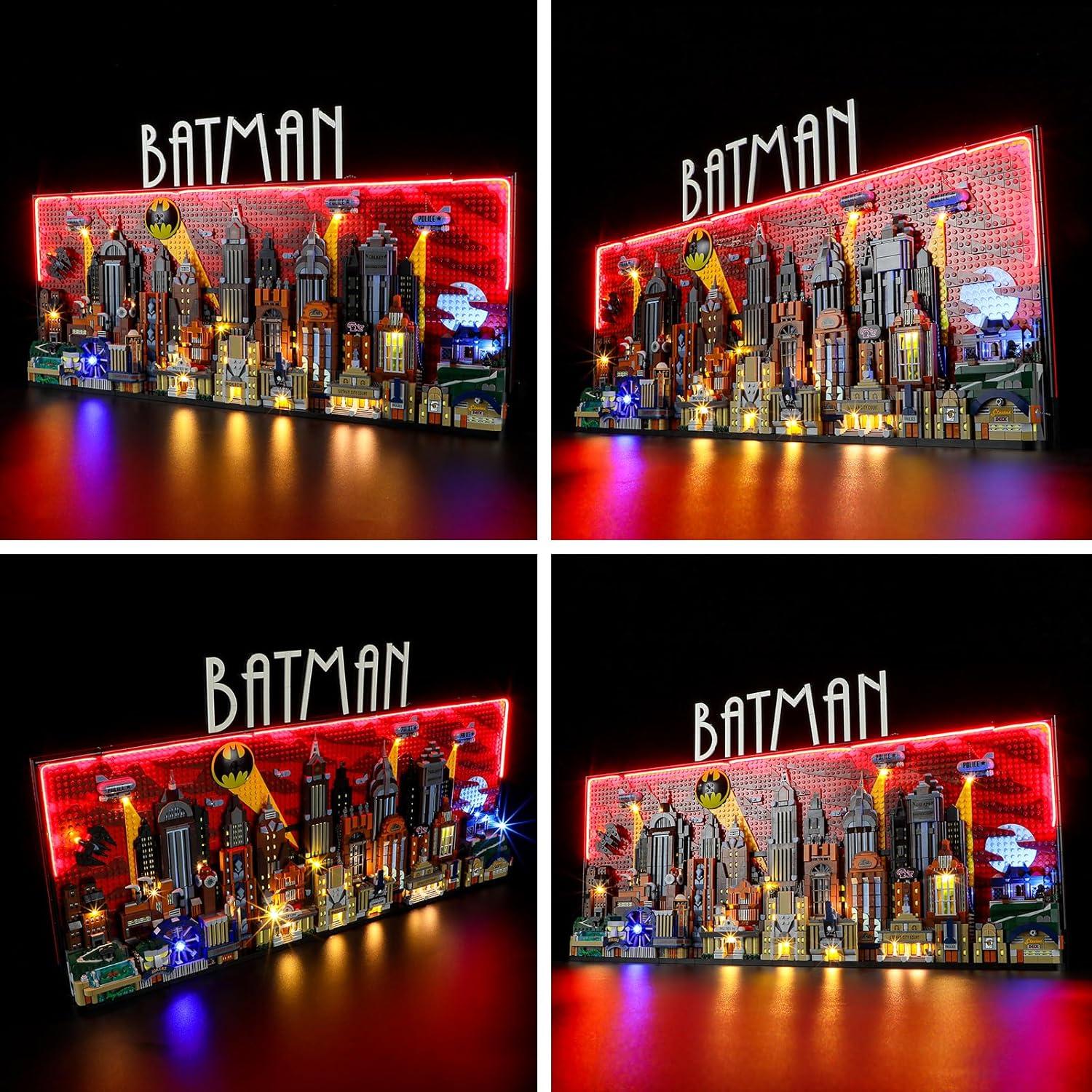 Kit de Luz LED BRIKSMAX para Lego 76271 Ciudad Gótica