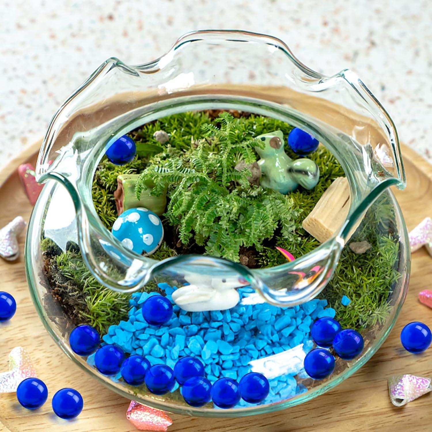 Canicas de Vidrio Azules FUTUREPLUSX 1.5 Tazas Decorativas