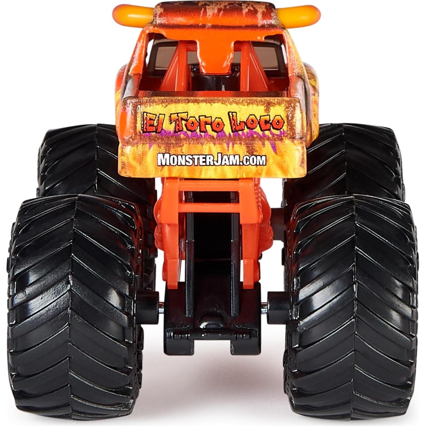 Camiones Monstruo Die-Cast 1:64 Monster Jam Grave Digger vs El Toro Loco