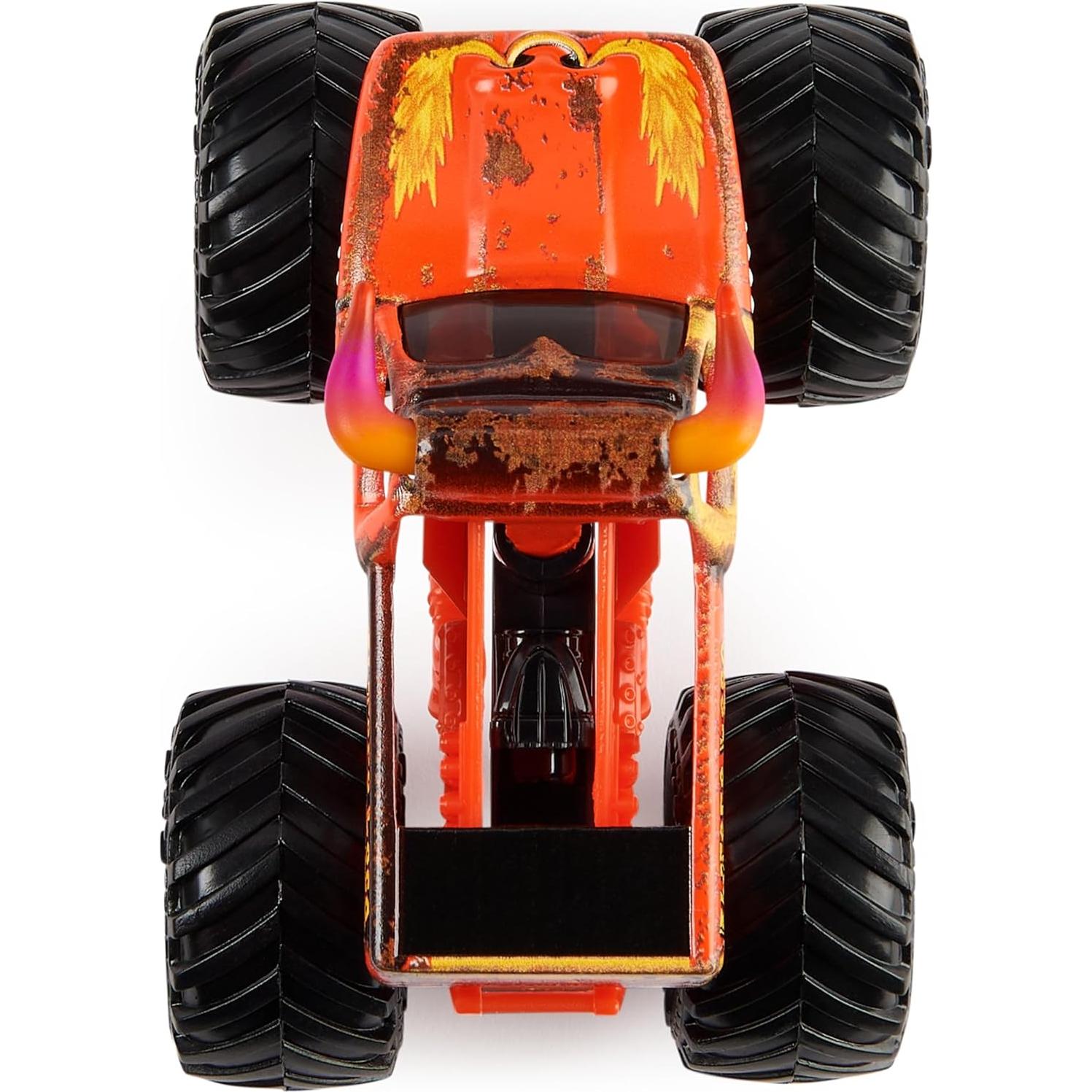 Camiones Monstruo Die-Cast 1:64 Monster Jam Grave Digger vs El Toro Loco