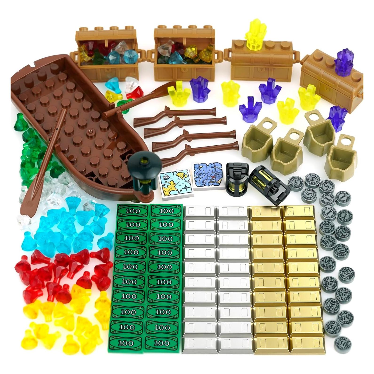 Cofre del Tesoro Pirata Pamvava 3010 con Accesorios 210 Piezas