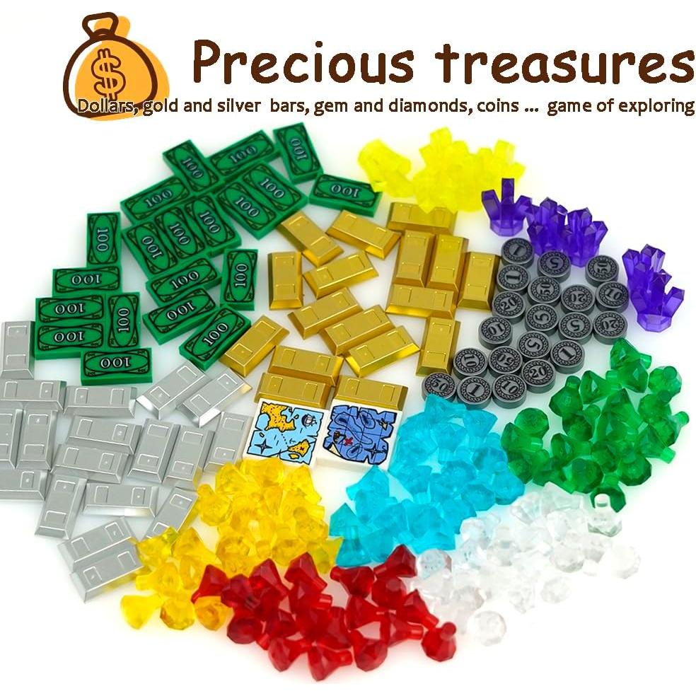 Cofre del Tesoro Pirata Pamvava 3010 con Accesorios 210 Piezas