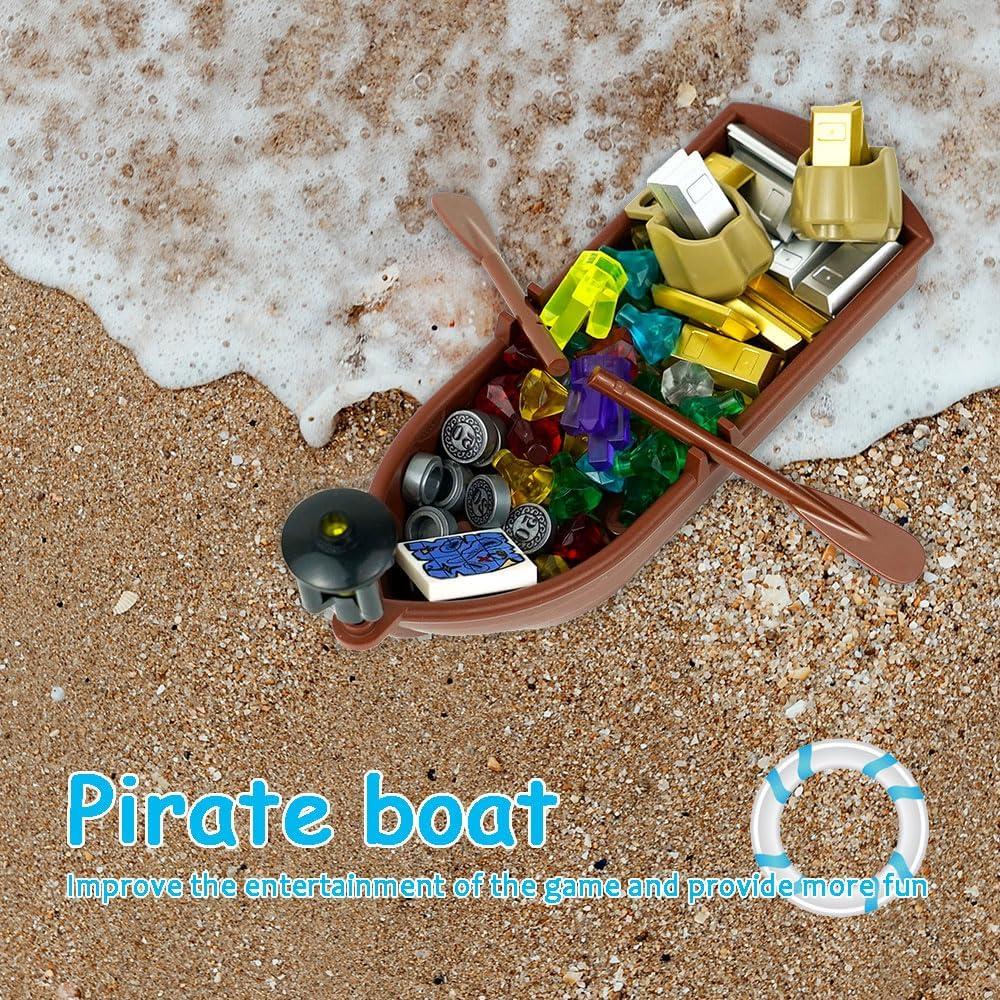 Cofre del Tesoro Pirata Pamvava 3010 con Accesorios 210 Piezas