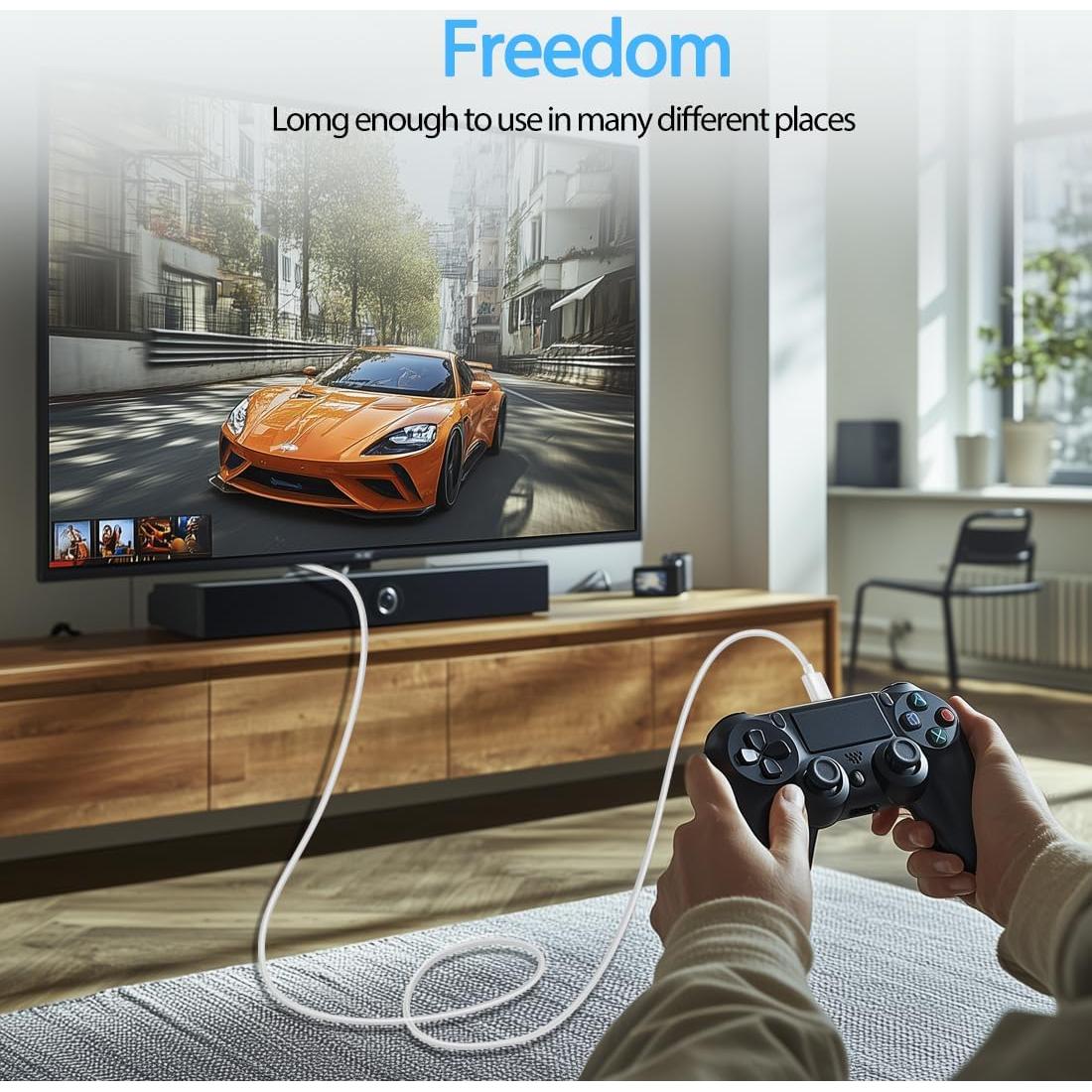 Cargador Micro USB SIOCEN con Cable 5m para Cámaras