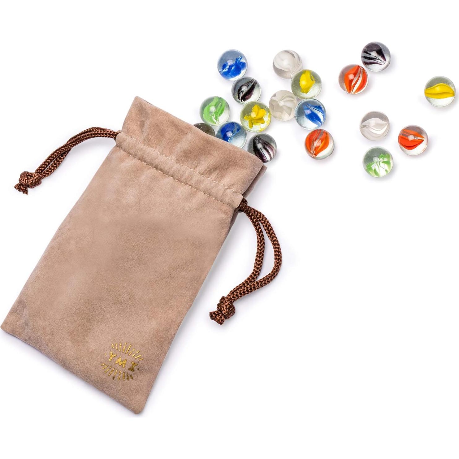 Canicas de Vidrio Importaciones Yellow Mountain 60 Piezas 16mm