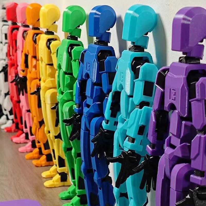 Figura de Acción Titan 13 Robot Suertudo Multi-Articulada 5pcs