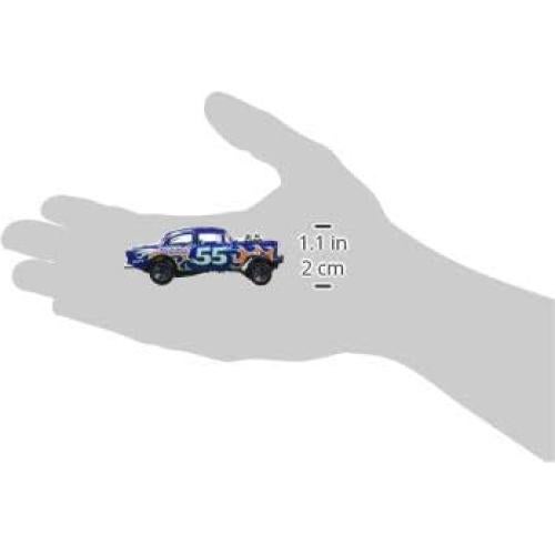 Hot Wheels 2017 HW Flames '55 Chevy Bel Air Gasser Azul