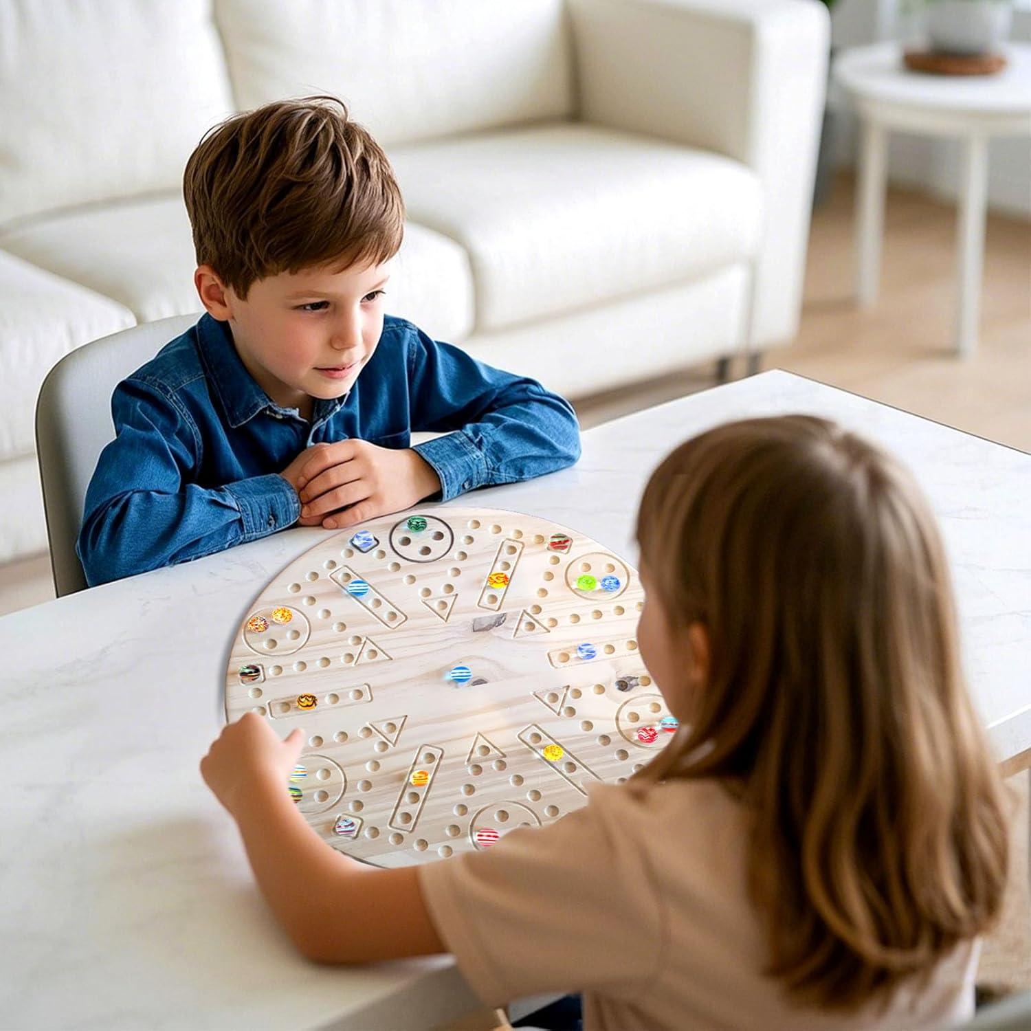 SallyFashion 32 Canicas de Vidrio Coloridas 16mm para Niños