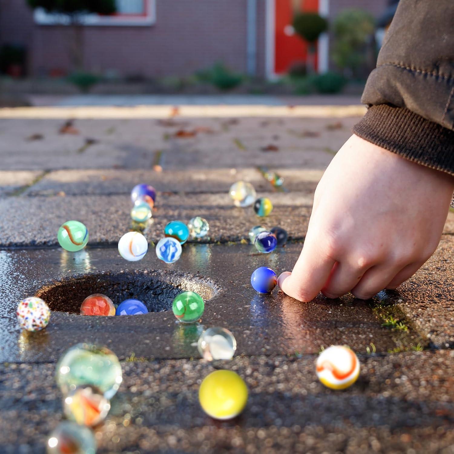 Canicas de Vidrio 160PCS POPLAY - Juguete para Niños