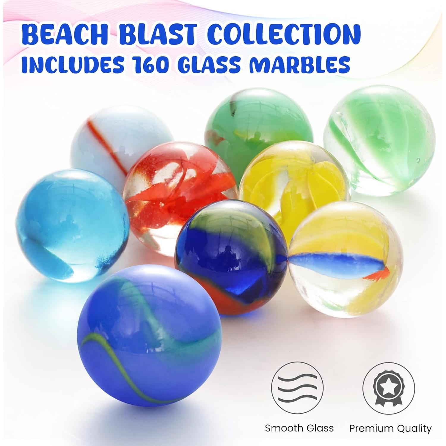 Canicas de Vidrio 160PCS POPLAY - Juguete para Niños