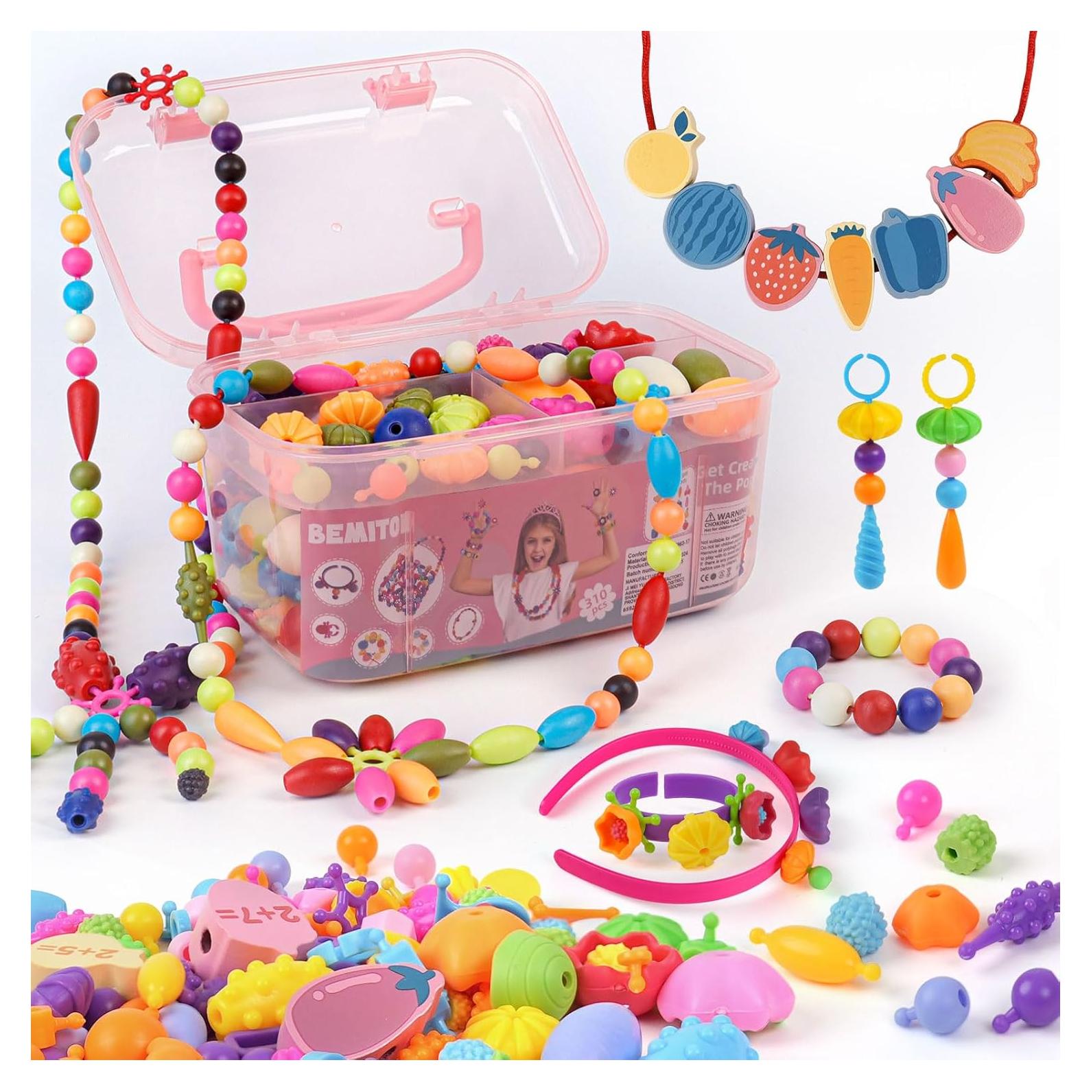 Kit de Fabricación de Joyería BEMITON con Perlas Pop - 5 Piezas
