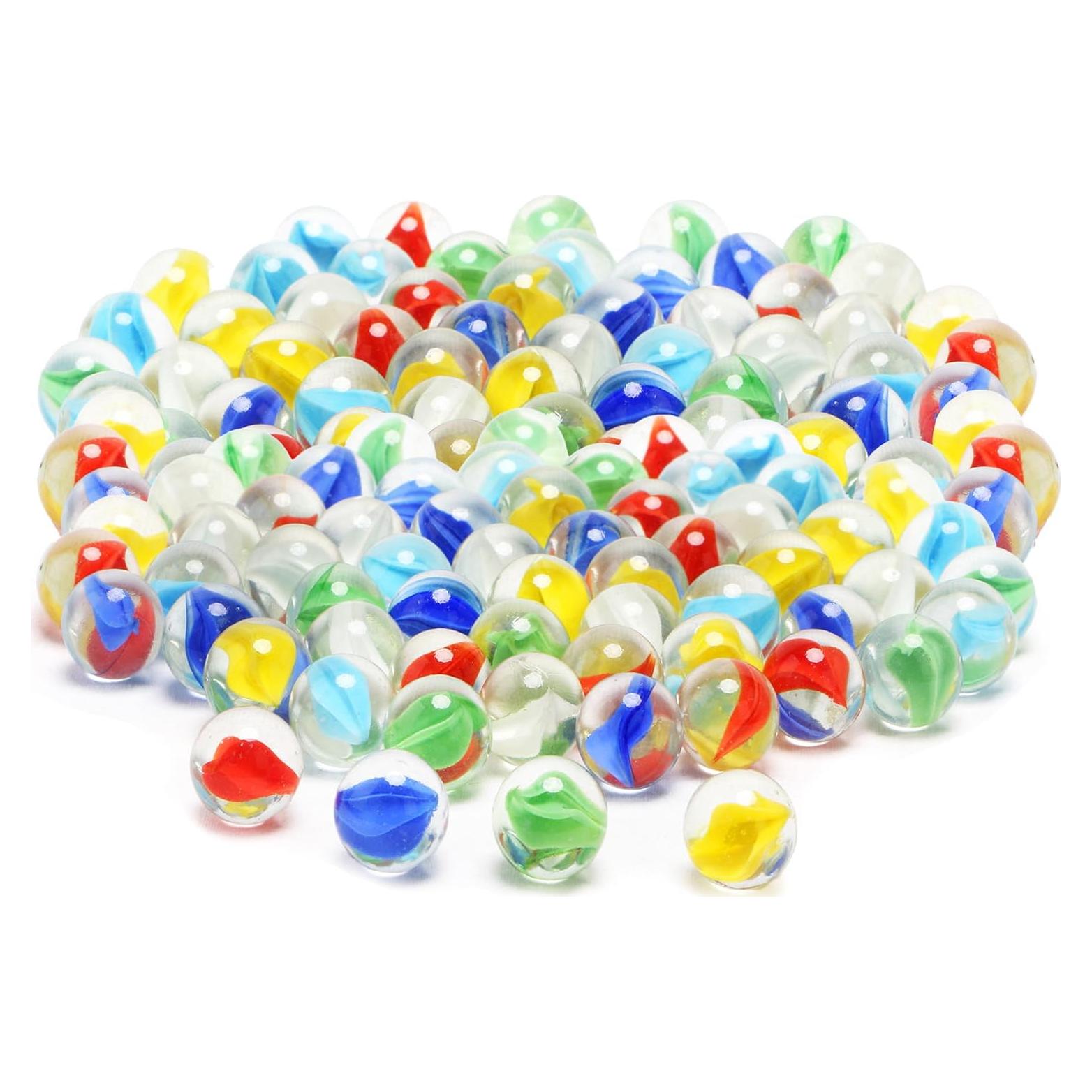 60 Canicas de Vidrio XXUOD 1.60 cm Ojo de Gato Colores