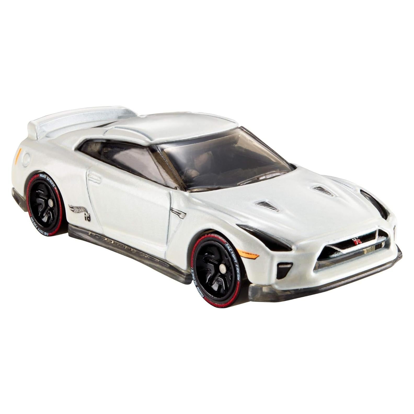 Hot Wheels id Nissan GT-R R35 Mattel 116g 7.6x13.7x4.9cm