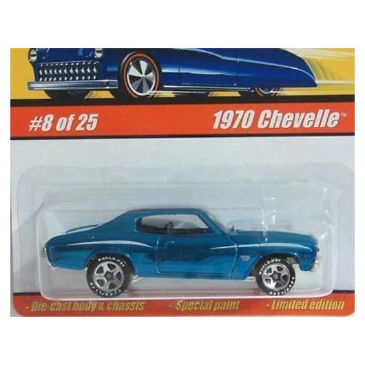 Hot Wheels Chevelle 1970 Edición Limitada Azul Turquesa