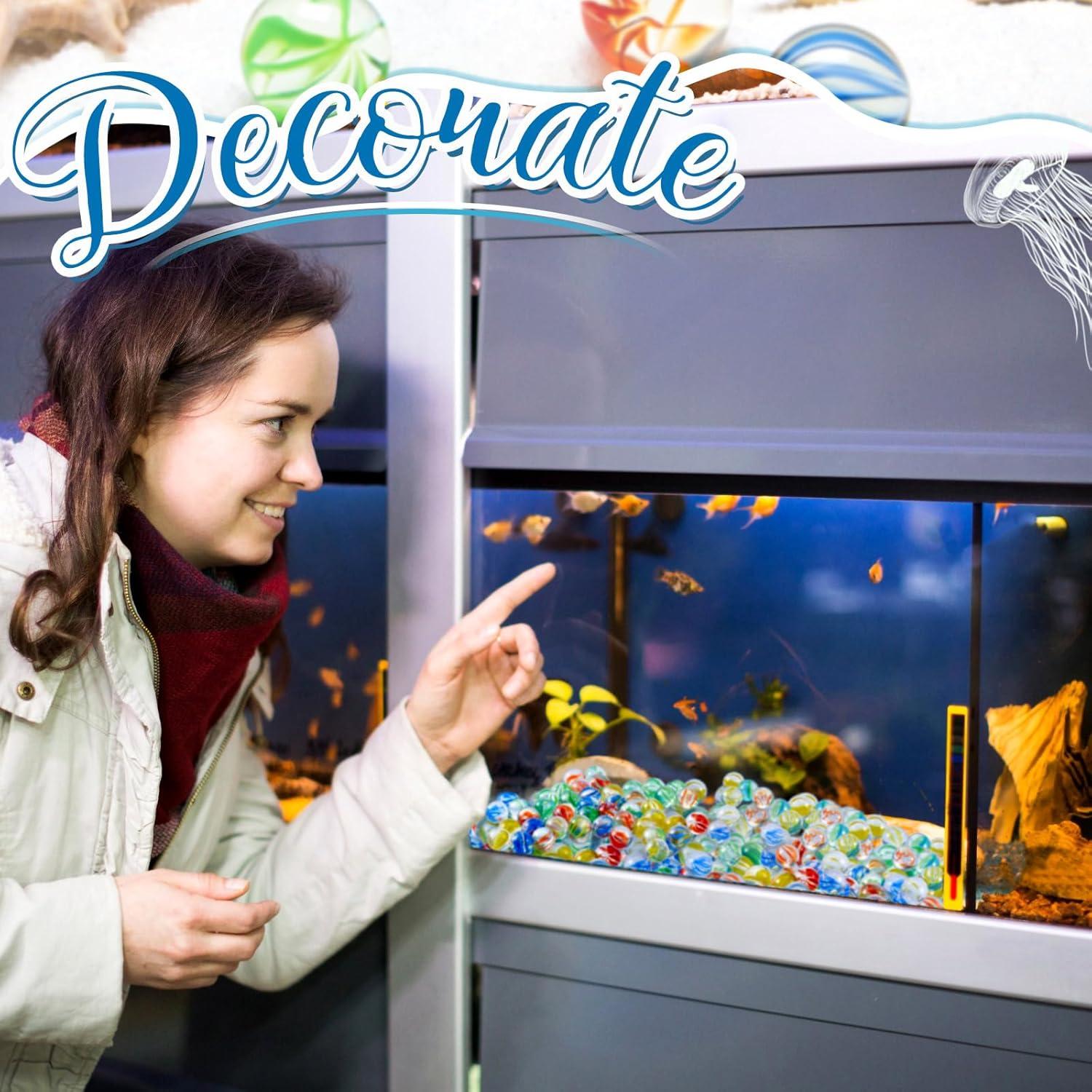 Canicas de Vidrio Libima 2400 Pcs Ojos de Gato 1.4 cm