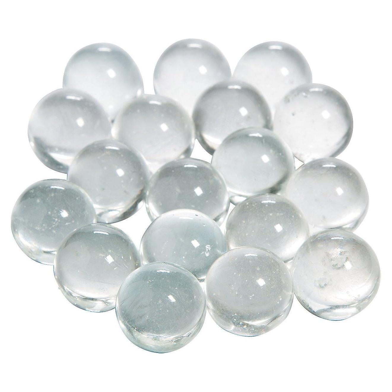 Galashield Clear Glass Marbles for Vases Bulk Round 500 Pieces