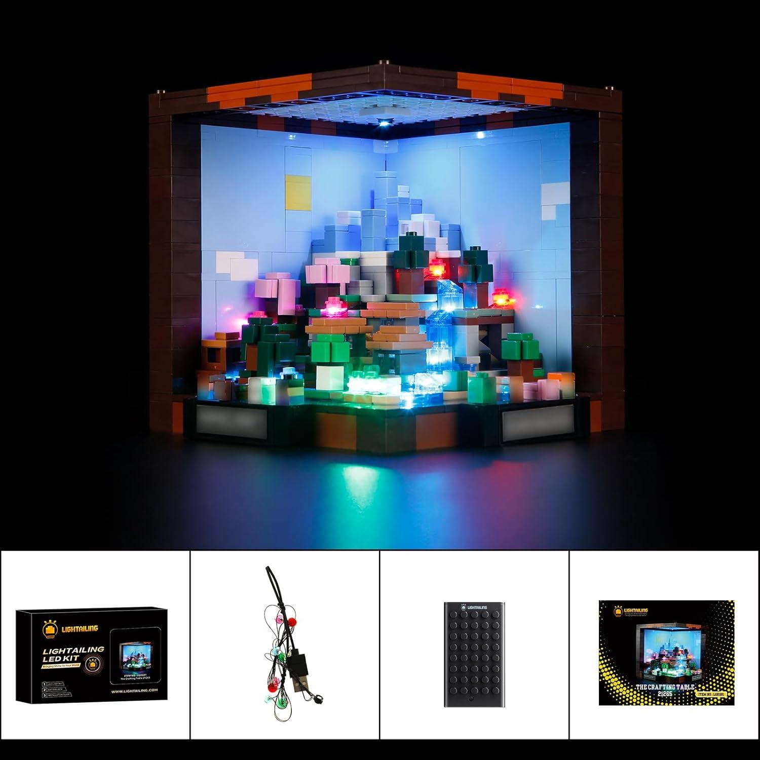 LIGHTAILING Kit de Iluminación LED para Lego 21265 Mesa de Creación